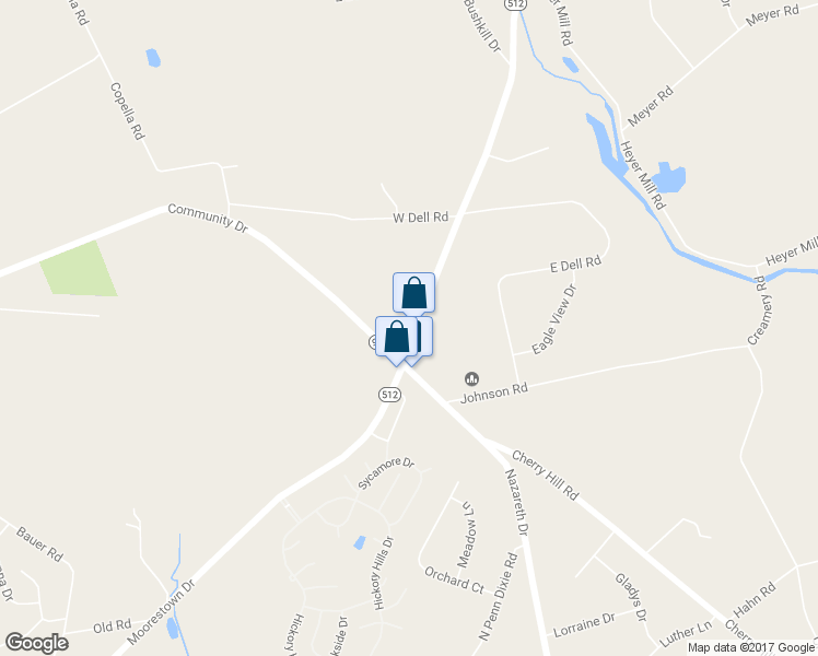 map of restaurants, bars, coffee shops, grocery stores, and more near 589 Moorestown Dr in Bath