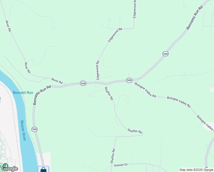 map of restaurants, bars, coffee shops, grocery stores, and more near 2035 Bennetts Run Road in Beaver Falls