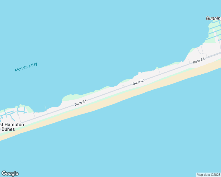 map of restaurants, bars, coffee shops, grocery stores, and more near 692 Dune Road in Westhampton Beach