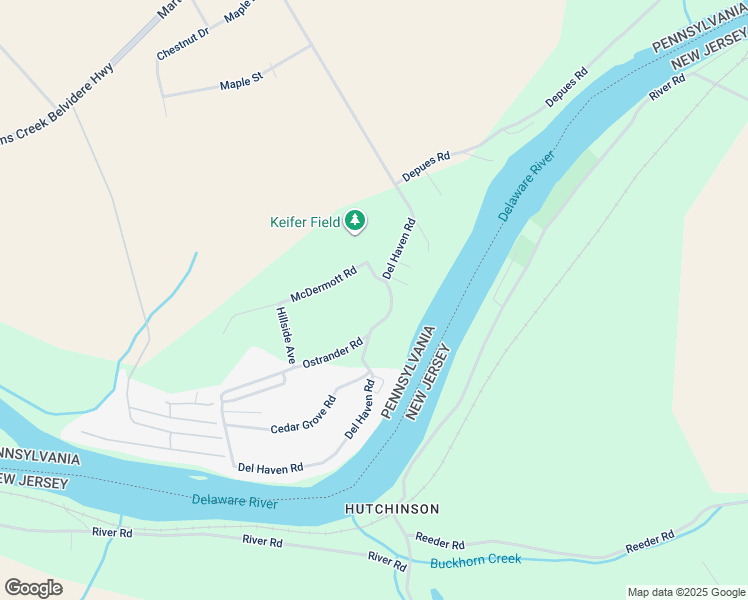 map of restaurants, bars, coffee shops, grocery stores, and more near 6212 Del Haven Road in Bangor