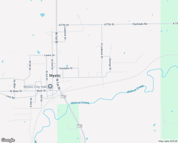 map of restaurants, bars, coffee shops, grocery stores, and more near 401 Clark Street in Mystic