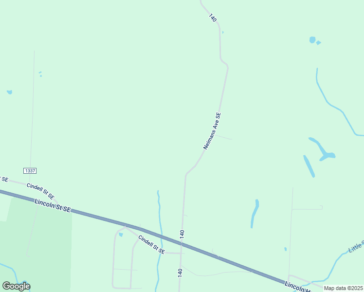map of restaurants, bars, coffee shops, grocery stores, and more near 1581 Neimans Avenue Southeast in East Canton