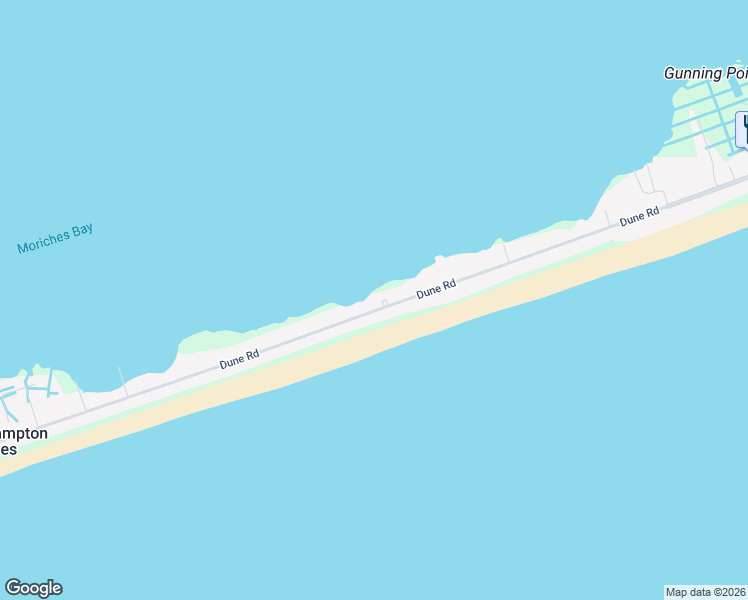 map of restaurants, bars, coffee shops, grocery stores, and more near 678 Dune Road in Westhampton Beach
