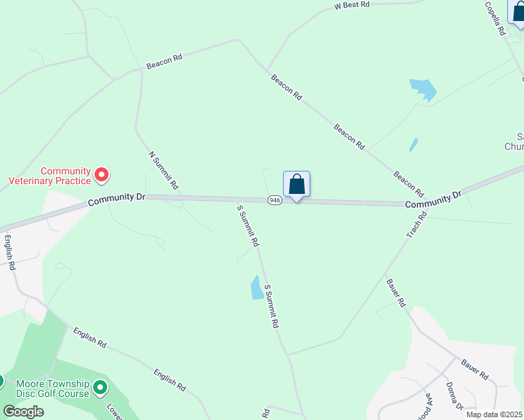 map of restaurants, bars, coffee shops, grocery stores, and more near 676 South Summit Road in Bath