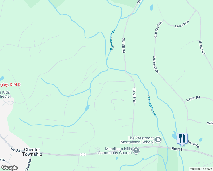 map of restaurants, bars, coffee shops, grocery stores, and more near 7 Forest View Drive in Chester