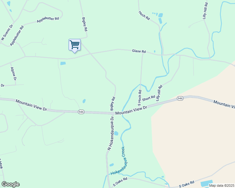 map of restaurants, bars, coffee shops, grocery stores, and more near 846 Bigley Road in Danielsville