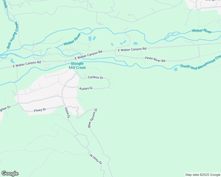 map of restaurants, bars, coffee shops, grocery stores, and more near 5518 East Ashley Drive in Hideout