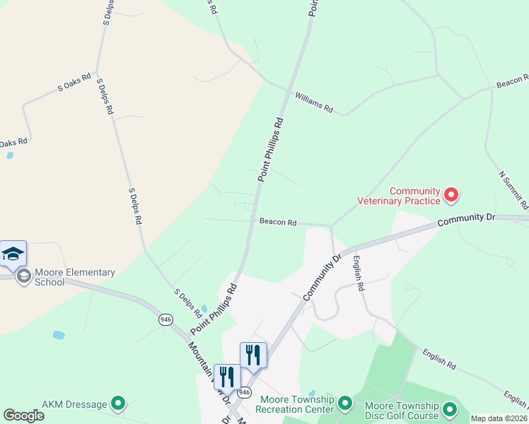 map of restaurants, bars, coffee shops, grocery stores, and more near 760 Sr4013 in Bath