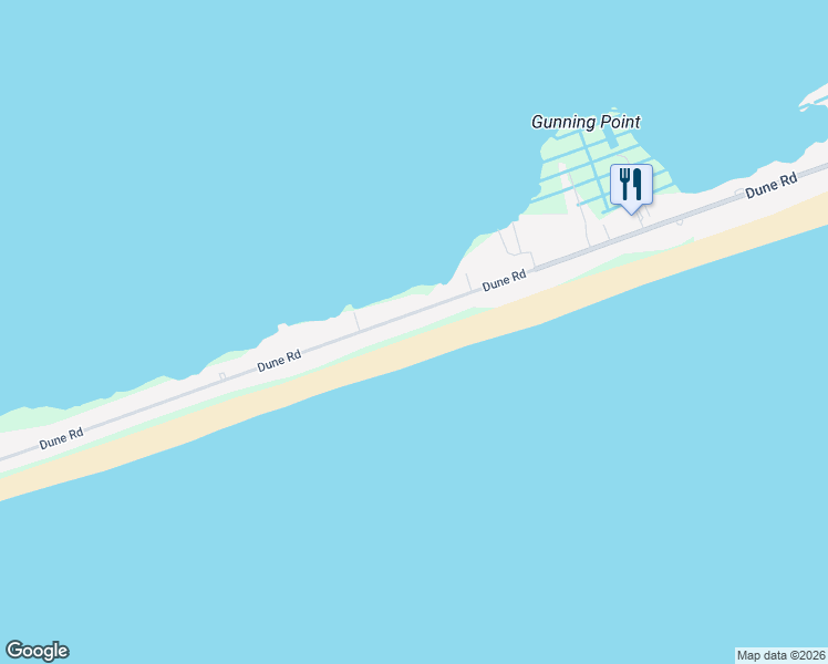 map of restaurants, bars, coffee shops, grocery stores, and more near 621 Dune Road in Westhampton Beach