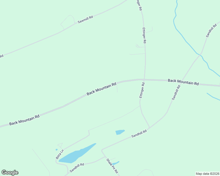 map of restaurants, bars, coffee shops, grocery stores, and more near Back Mount Road in Beaver Springs