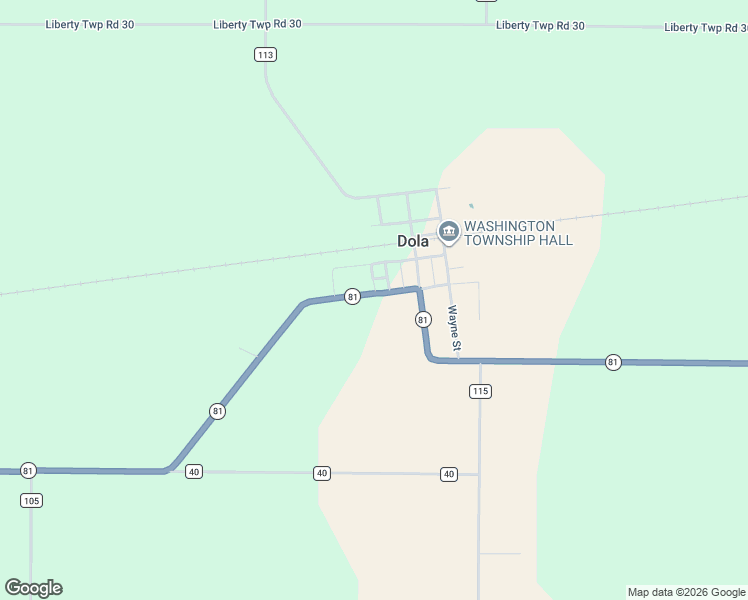 map of restaurants, bars, coffee shops, grocery stores, and more near 9715 Highway 81 in Dola
