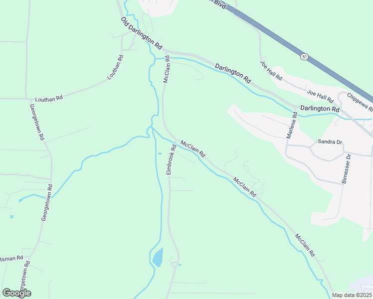 map of restaurants, bars, coffee shops, grocery stores, and more near 433 McClain Road in Beaver Falls