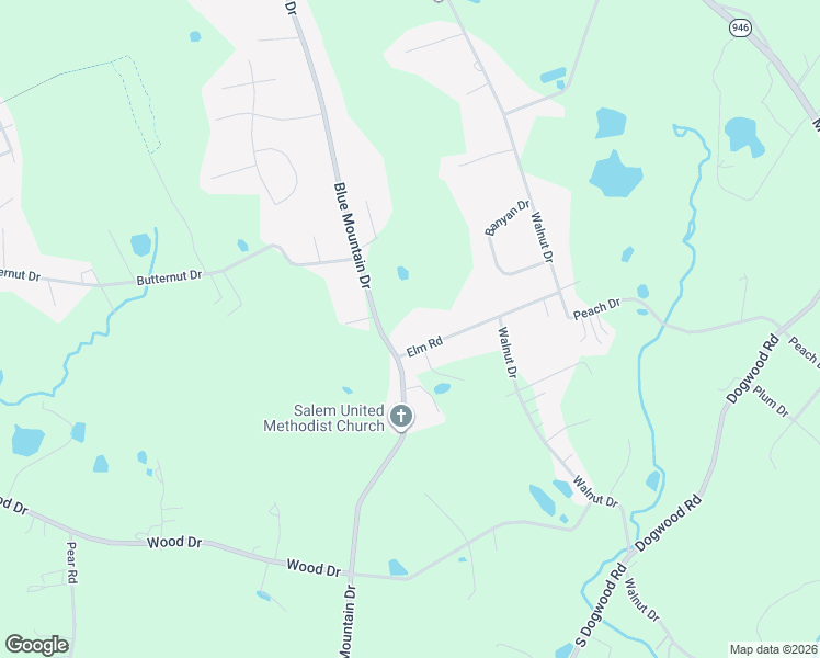 map of restaurants, bars, coffee shops, grocery stores, and more near 3942 Elm Road in Danielsville