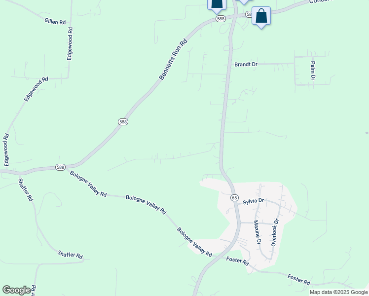 map of restaurants, bars, coffee shops, grocery stores, and more near 108 Sanger Drive in Beaver Falls