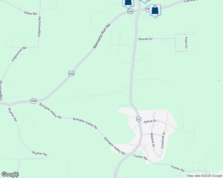 map of restaurants, bars, coffee shops, grocery stores, and more near 108 Sanger Drive in Beaver Falls