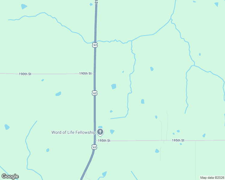 map of restaurants, bars, coffee shops, grocery stores, and more near 18220 US Highway 63 in Bloomfield