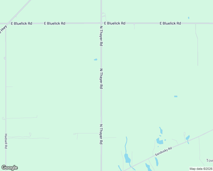 map of restaurants, bars, coffee shops, grocery stores, and more near 3000 N Thayer Rd in Lima