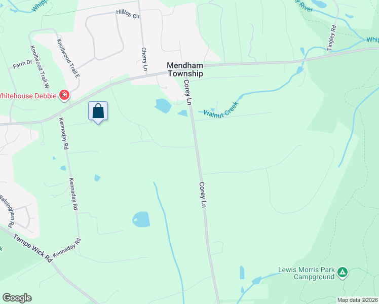 map of restaurants, bars, coffee shops, grocery stores, and more near 19 Yardley Road in Mendham