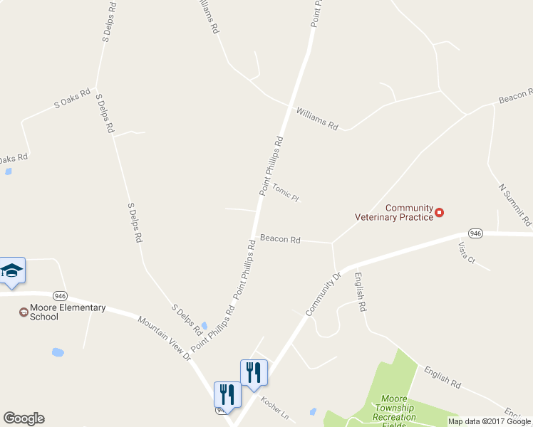 map of restaurants, bars, coffee shops, grocery stores, and more near 760 Sr4013 in Bath