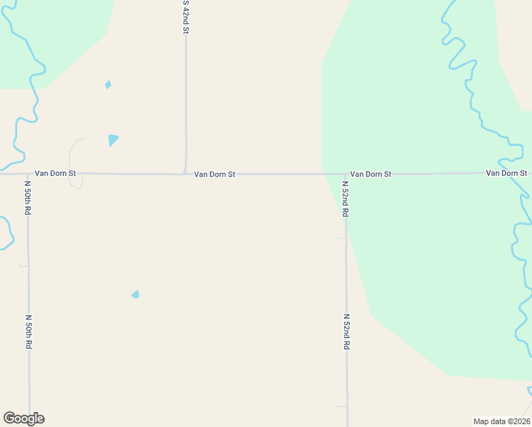 map of restaurants, bars, coffee shops, grocery stores, and more near 1661 North 52nd Road in Nehawka