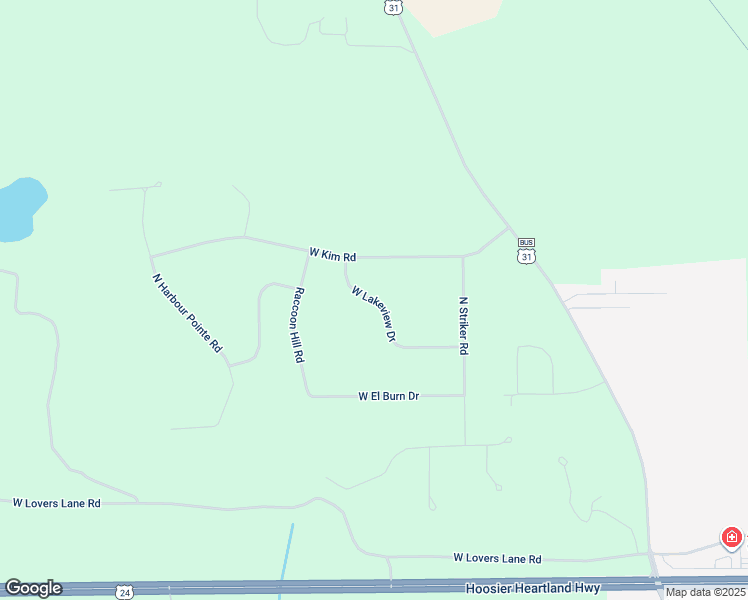map of restaurants, bars, coffee shops, grocery stores, and more near 18 West Lakeview Drive in Peru