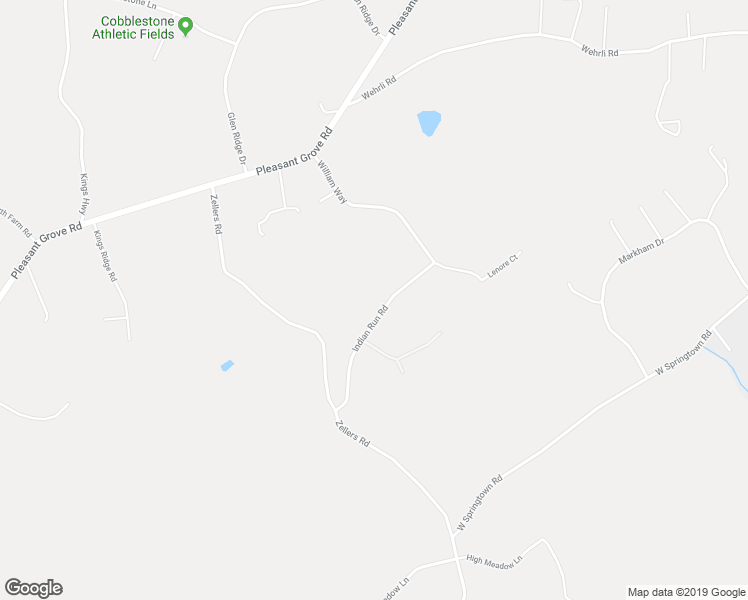 map of restaurants, bars, coffee shops, grocery stores, and more near 19 Indian Run Road in Washington Township