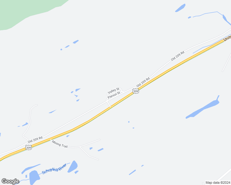 map of restaurants, bars, coffee shops, grocery stores, and more near 27 Piersol Street in Tamaqua