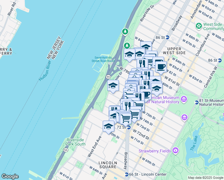 36 Riverside Drive, New York NY Walk Score