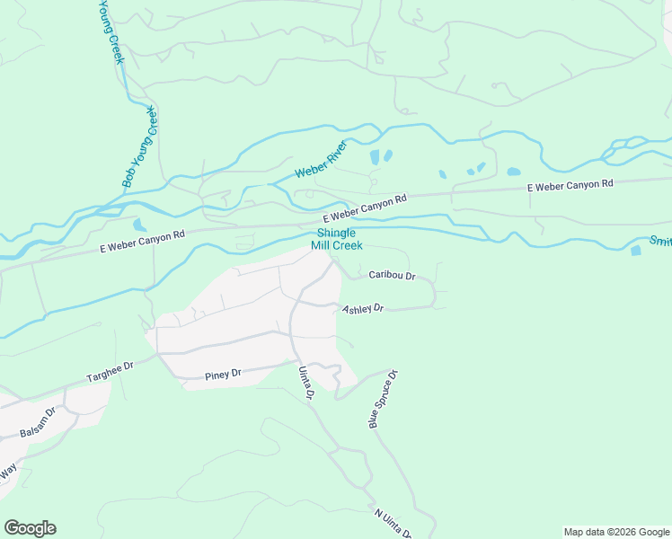 map of restaurants, bars, coffee shops, grocery stores, and more near 5653 Caribou Drive in Kamas