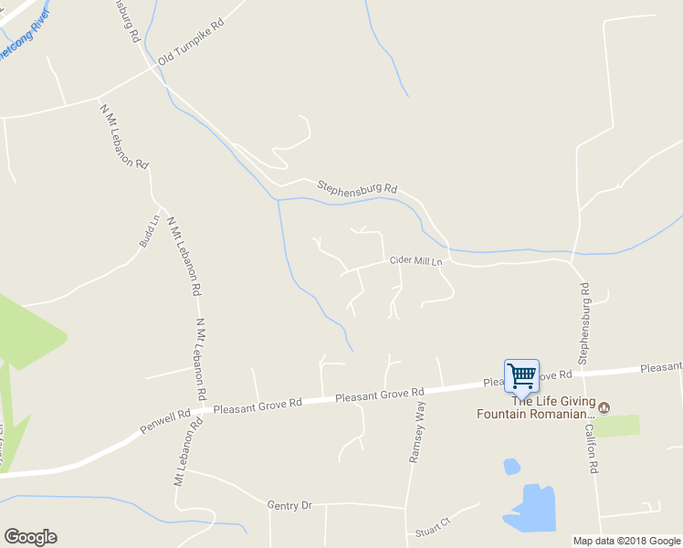 map of restaurants, bars, coffee shops, grocery stores, and more near 10 Cider Mill Lane in Washington Township