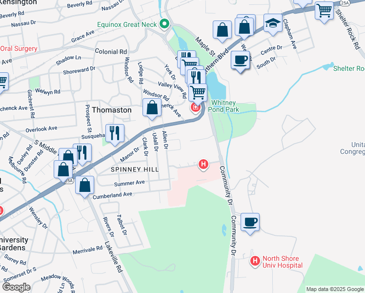 map of restaurants, bars, coffee shops, grocery stores, and more near 11 Cherry Brook Place South in Great Neck