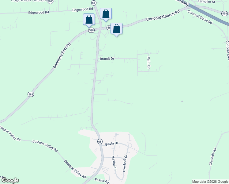 map of restaurants, bars, coffee shops, grocery stores, and more near 120 Pine Lane in Beaver Falls