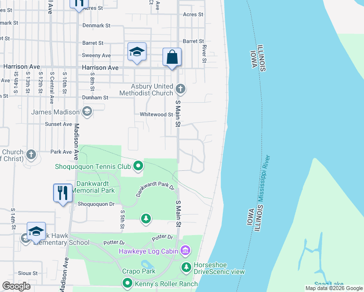 map of restaurants, bars, coffee shops, grocery stores, and more near 5-7 Cascade Terrace in Burlington