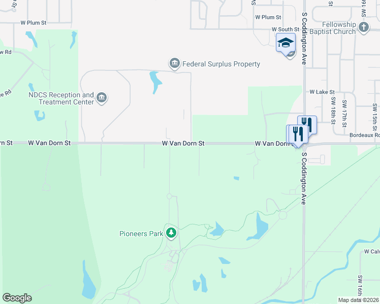 map of restaurants, bars, coffee shops, grocery stores, and more near 2811 Forestview Circle in Lincoln