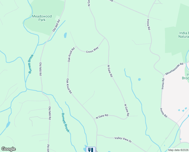 map of restaurants, bars, coffee shops, grocery stores, and more near 4 Westminster Road in Mendham