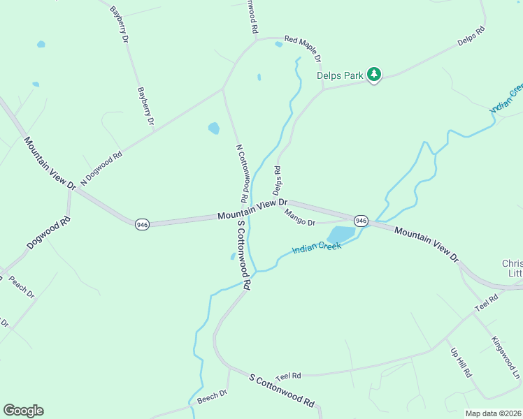 map of restaurants, bars, coffee shops, grocery stores, and more near 3523 Mountain View Drive in Danielsville