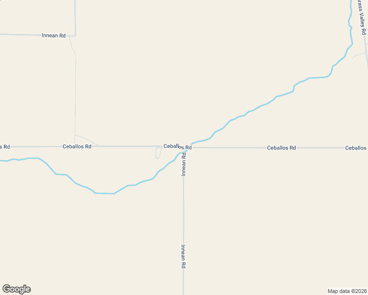 map of restaurants, bars, coffee shops, grocery stores, and more near Ceballos Road in Grass Valley
