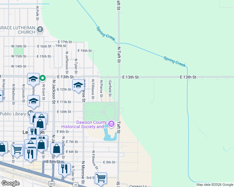map of restaurants, bars, coffee shops, grocery stores, and more near 1109 Taft Street in Lexington