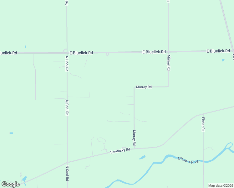 map of restaurants, bars, coffee shops, grocery stores, and more near 3185 Murray Road in Lima