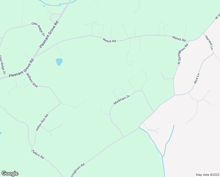 map of restaurants, bars, coffee shops, grocery stores, and more near 27 Markham Drive in Washington Township