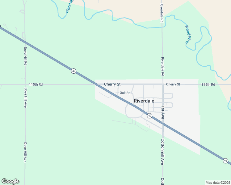 map of restaurants, bars, coffee shops, grocery stores, and more near 884 Oak Street in Riverdale