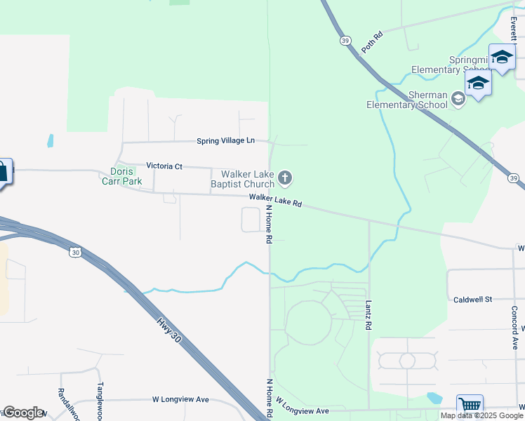 map of restaurants, bars, coffee shops, grocery stores, and more near 917 Landings Court in Ontario