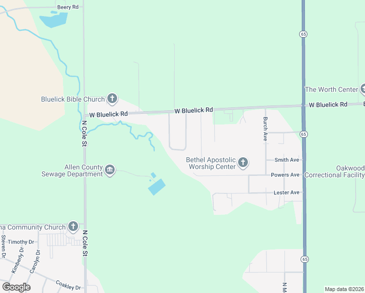 map of restaurants, bars, coffee shops, grocery stores, and more near 3451 Providence Cir in Lima