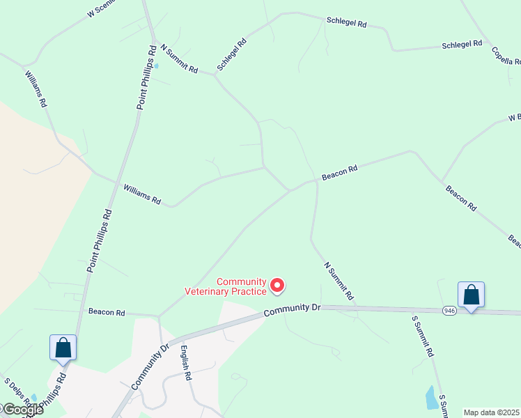 map of restaurants, bars, coffee shops, grocery stores, and more near 2536 Beacon Road in Bath
