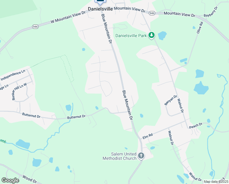 map of restaurants, bars, coffee shops, grocery stores, and more near 1222 Debby Court in Danielsville