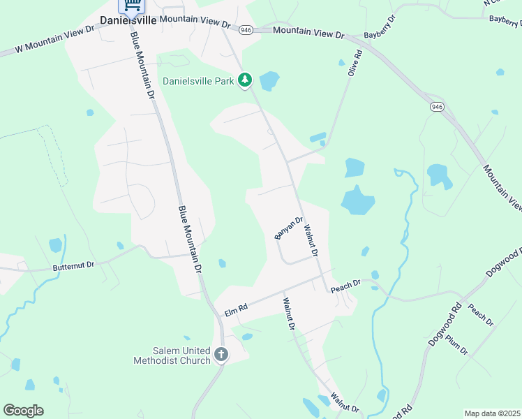 map of restaurants, bars, coffee shops, grocery stores, and more near 3905 Jenny Drive in Danielsville