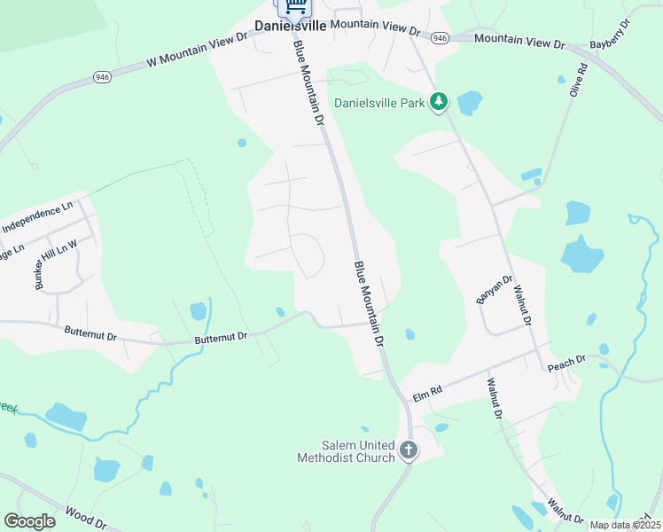 map of restaurants, bars, coffee shops, grocery stores, and more near 1222 Debby Court in Danielsville