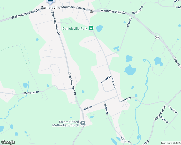 map of restaurants, bars, coffee shops, grocery stores, and more near 3905 Jenny Drive in Danielsville
