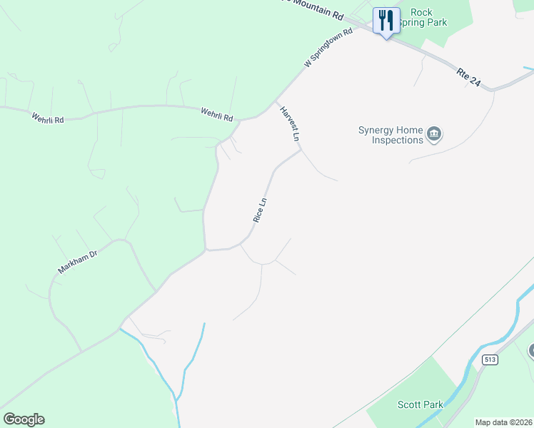 map of restaurants, bars, coffee shops, grocery stores, and more near 12 Rice Lane in Washington Township