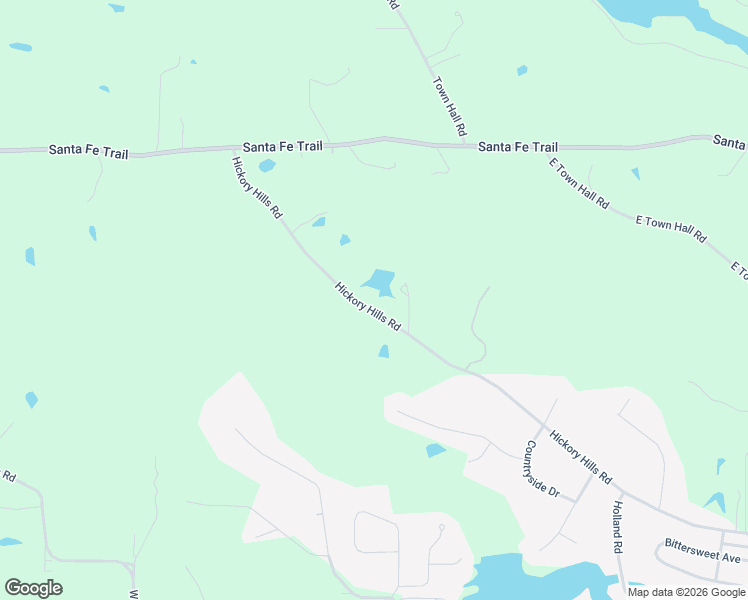 map of restaurants, bars, coffee shops, grocery stores, and more near 1362-1376 Hickory Hills Road in Metamora